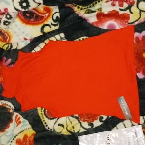 Red Turtle Neck Tank size Medium by OThread&Co.